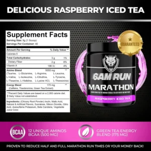 6AM Run Marathon Pre-Workout – Energy & Stamina (40 Servings)