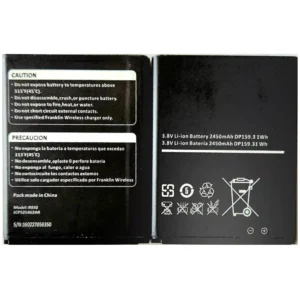 LEOM Wireless 2450mAh Li-ion Battery for R850 R871 R717 Hotspot T9 (Pack of 2)