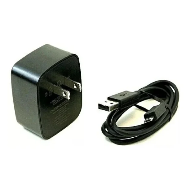 Motorola OEM 15W Turbo Power Wall Charger with Micro & Type-C Cable