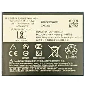 Motorola GK40 Battery SNN5976 for Moto E3, E4, G5, G4 Play