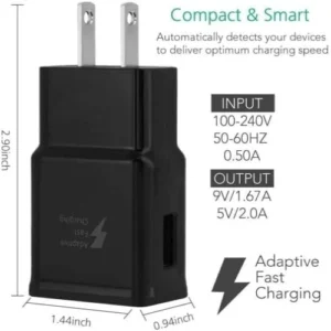 Samsung 15W USB-C Fast Wall Charger – OEM | Black