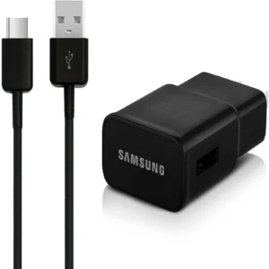 Samsung 15W EP-TA20 USB-C Fast Charging Wall Charger with USB-C Cable – Black