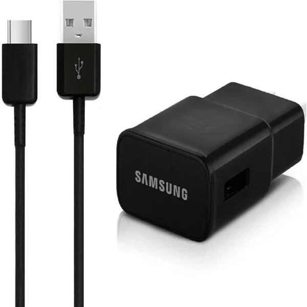 Samsung 15W EP-TA20 USB-C Fast Charging Wall Charger with USB-C Cable – Black
