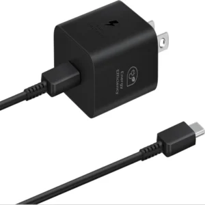 Samsung EP-T2510 25W USB-C Wall Charger with Cable (Black)