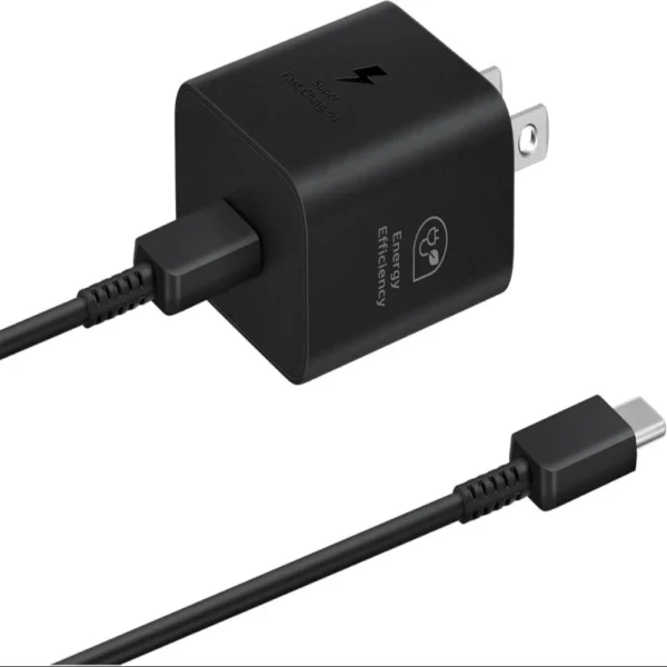 Samsung EP-T2510 25W USB-C Wall Charger with Cable (Black)