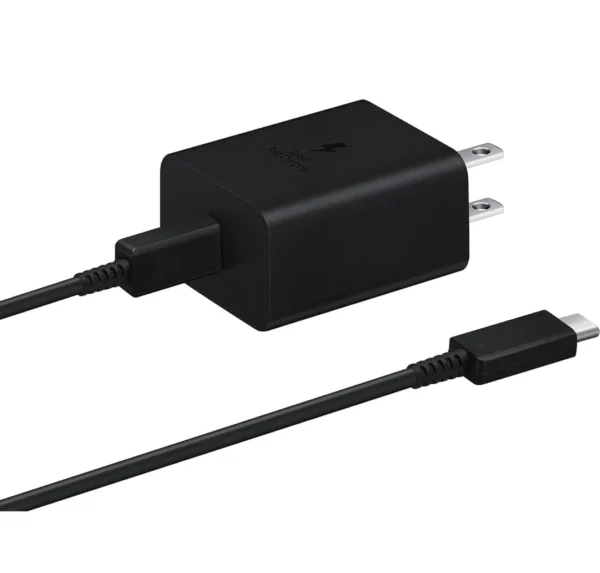 Samsung 45W EP-T4510 USB-C Super Fast Charging Wall Charger with USB-C Cable – Black