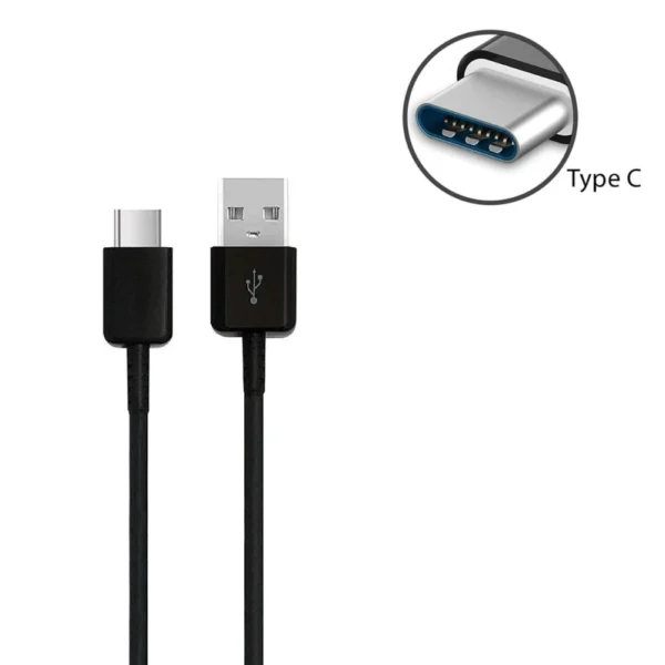 Samsung Galaxy S8 USB-C Fast Charging Cable (EP-DG950CBE, Black) - Image 2