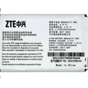 ZTE Li3730T42P3H6544A2 Battery for MF96 MF96U Z289L Sonic 2.0 - Original